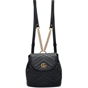 Authentic GUCCI Mini GG Marmont Matelassé Backpack